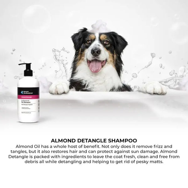 Groom Professional ALMOND DETANGLING SHAMPOO - 4 litres