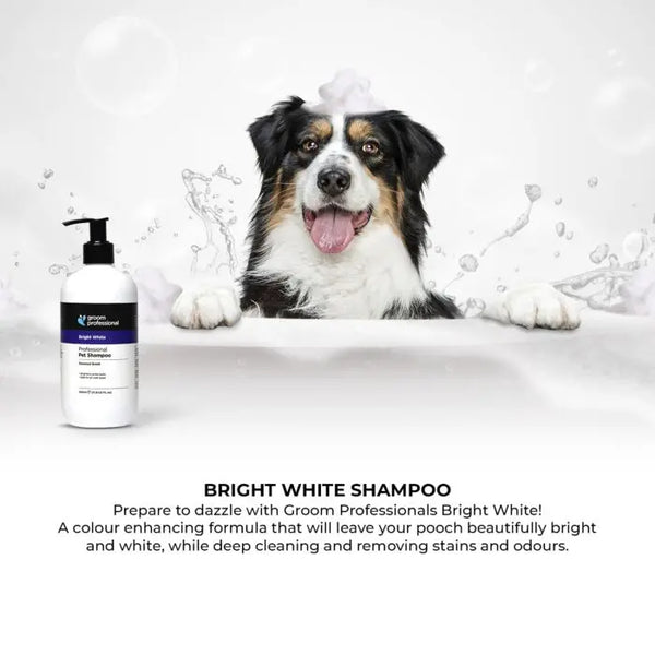 Groom Professional BRIGHT WHITE Shampoo - 4 litres