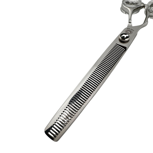 6.5" 45 tooth LOVE S&B Left Handed Thinning Scissors With Dog Pivot