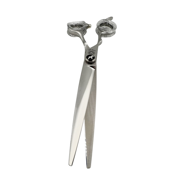 7" LOVE S&B Left Handed Straight Scissors With Dog Pivot
