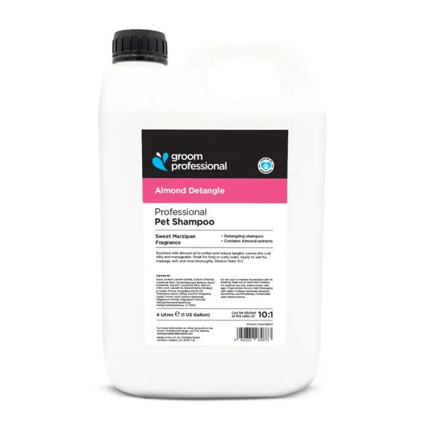 Groom Professional ALMOND DETANGLING SHAMPOO - 4 litres