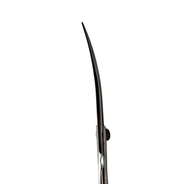 7" LOVE S&B Left Handed Curved Scissors With Dog Pivot