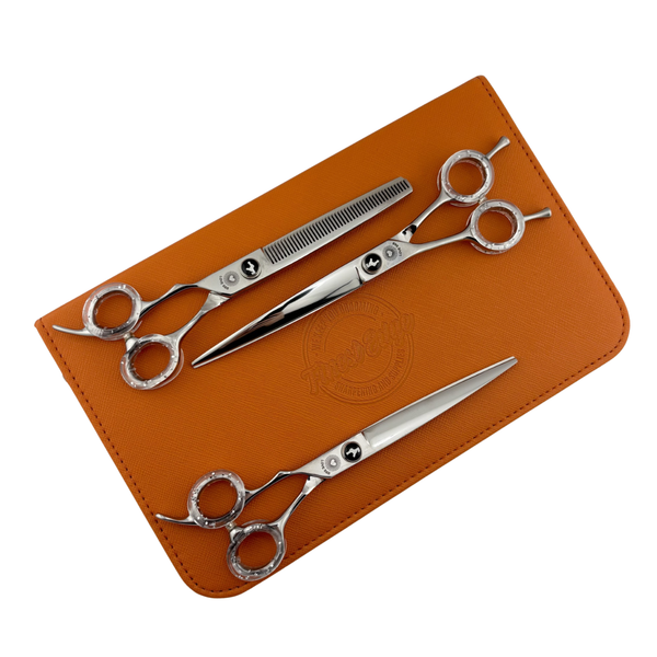 Left-Handed LOVE S&B 3 Piece 7" Scissor Set, Polished Finish