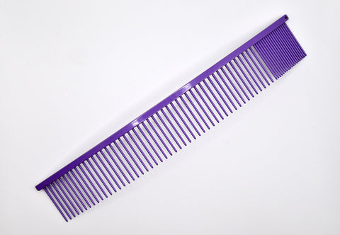 Curved Grooming Comb - 10" Lilac