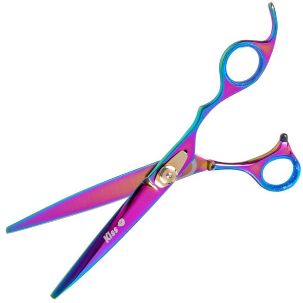 Geib Gold Rainbow Kiss Straight Scissors 7.5"