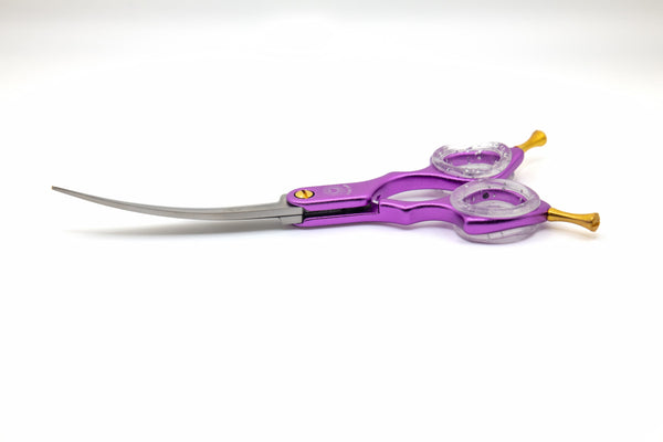 Love S&B 6" Asian Fusion and 7" Fluffer 2 Piece Scissor Set, Right-Handed