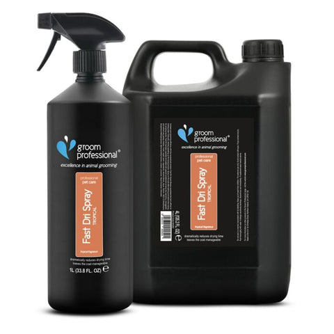 Groom Professional Fast Dri Spray Tropical 1 Litre