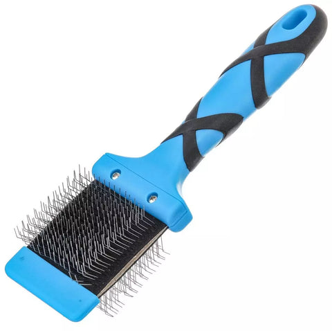Groom Professional Double Sided Flexible Slicker Brush - Firm
