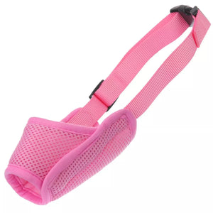 Groom Professional Padded Air Mesh Muzzle - Baby Pink Range