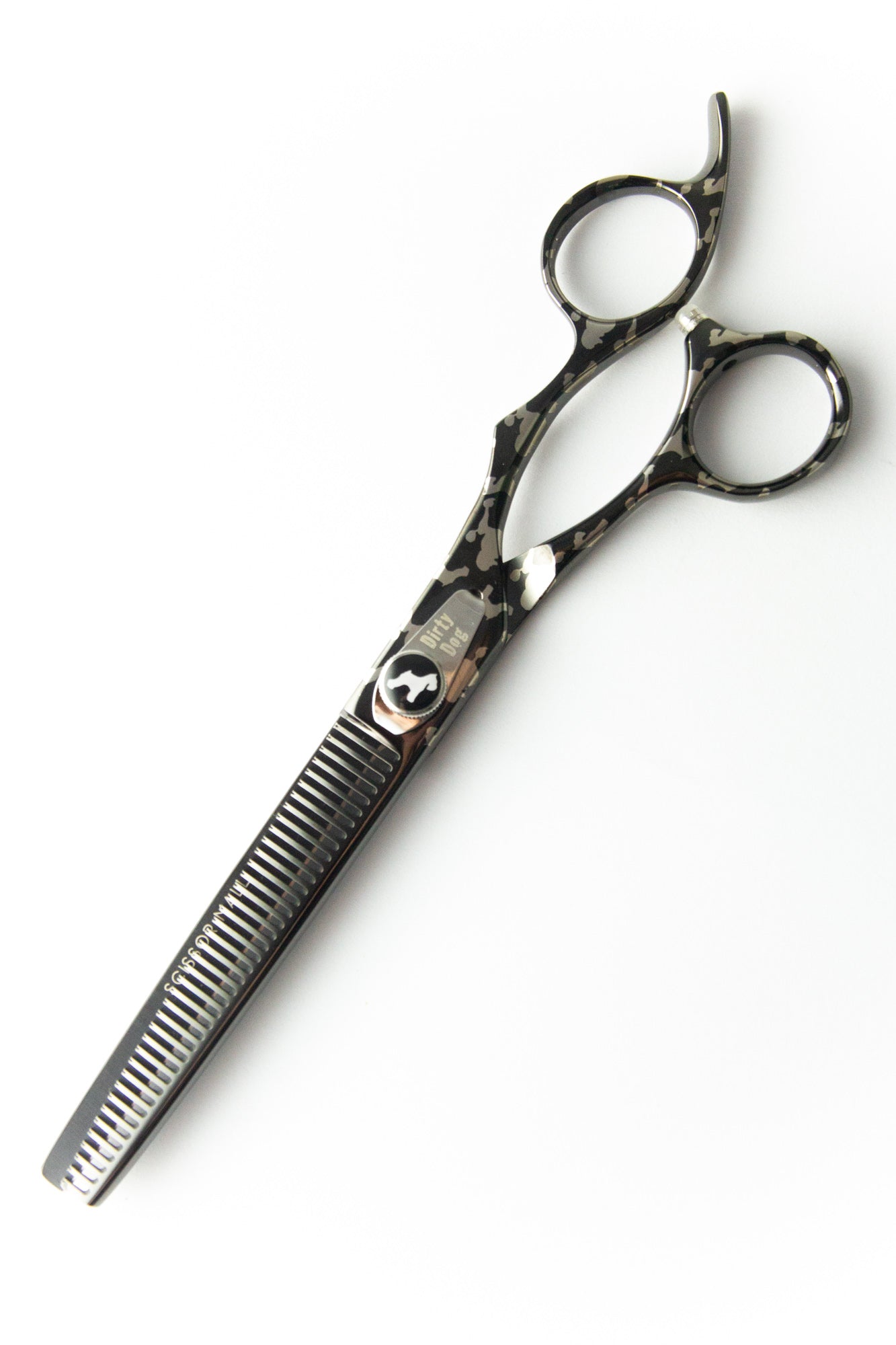Dirty Dog DDB7040 7" 40 Tooth Thinner Scissor, Black