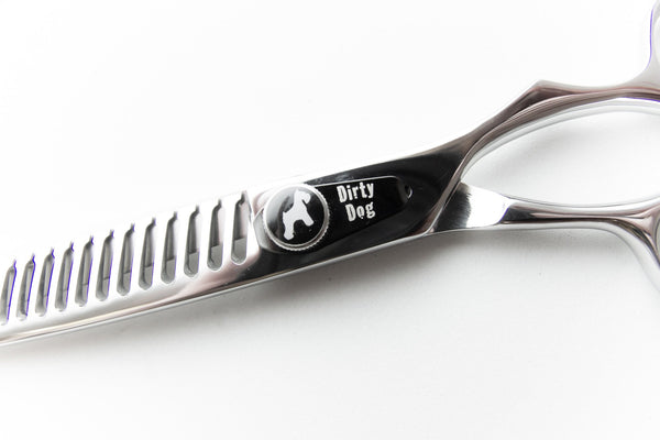 Dirty Dog DDS8026 8" 26 Tooth Chunker Scissor, Silver