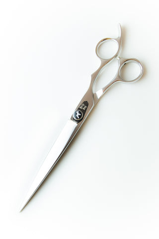 Dirty Dog Straight Scissors, Silver