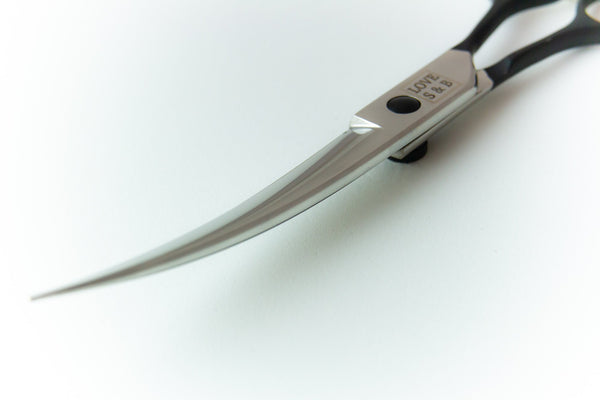 Love S&B LB700C 7" Curved Scissor, Black