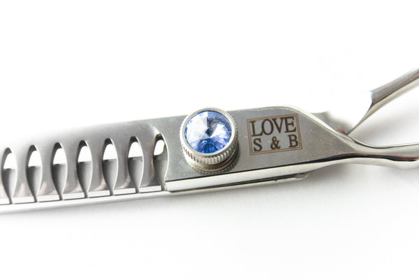 Love S&B LL7018 Left Handed 7" 18 Tooth Chunker Scissor