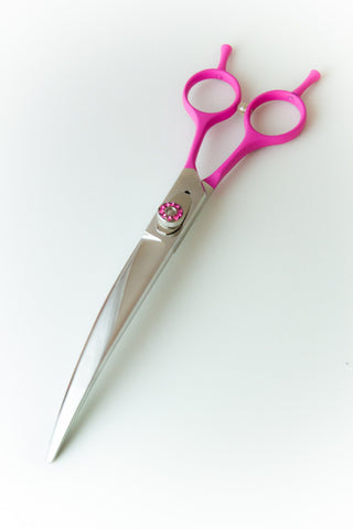 Love S&B LP700C 7" Curved Scissor, Pink