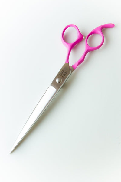 Love S&B LP750 7.5" Straight Scissor, Pink