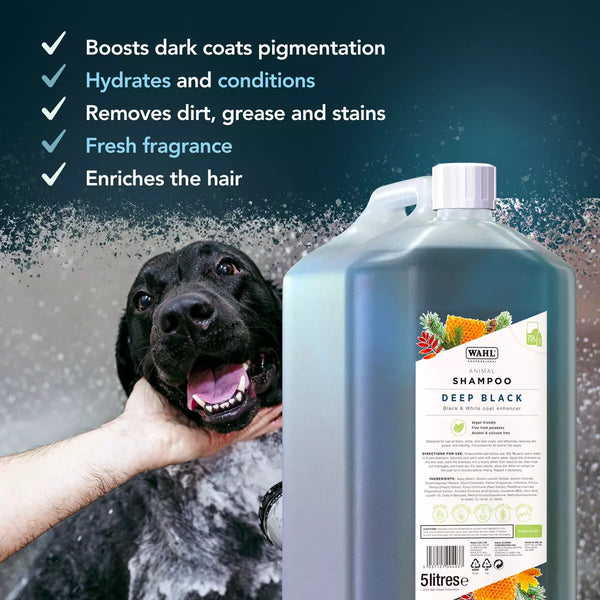 Wahl Deep Black Shampoo 5 Litre